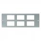 6 x LJ6C Cut Outs Plate for 4 Compartment Floor Boxes