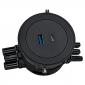 Mini In Desk Power Grommet USB Charger