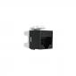 Cat5e UTP IDC Punch Down Keystone Jack Component Black