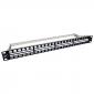 High Density 1U 48 Port Unloaded Keystone Patch Panel - Suits Cat5e Cat6 Cat6a Keystone Jacks