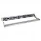 High Density 1U 48 Port Unloaded Keystone Patch Panel - Suits Cat5e Cat6 Cat6a Keystone Jacks