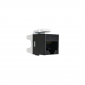 Cat6 UTP IDC Punch Down Keystone Jack Component Black