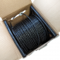 External Cat6a Black PE Sheath F/FTP Cable