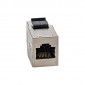 Cat6a FTP Keystone Panel Mount Through Coupler RJ45-RJ45