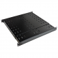 1U 19 Inch Adjustable Depth Shelf