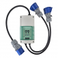 32A Commando Splitter 32A Plug - 2x16A Sockets + 2x16A RCBOs