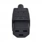 IEC C21 Female Rewireable Socket - Black