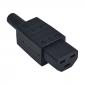 IEC C21 Female Rewireable Socket - Black