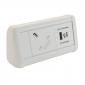 Compact Desktop USB & UK Socket Charging Station