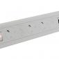 Desktop USB Charging Station With UK Sockets & Cat6 RJ45 Data Outlets - White
