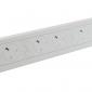 Desktop USB Charging Station With UK Sockets & Cat6 RJ45 Data Outlets - White
