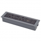 In Desk Power with USB Charger - Flush Mounted