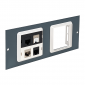 Keystone Housing for Keystone Jack Euromod Size 25mm x 50mm