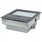 2 Compartment Floor Box With Faceplates Bundle