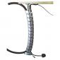 Desk Cable Spine 800mm - 2 Compartment - Silver Desk Cable Spine 800mm - 2 Compartment - Silver