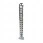 Desk Cable Spine 800mm - 2 Compartment - Silver Desk Cable Spine 800mm - 2 Compartment - Silver