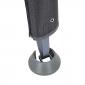 800mm Desk Fabric Zip Cable Tidy | 1 Compartment - Grey