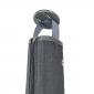 800mm Desk Fabric Zip Cable Tidy | 1 Compartment - Grey