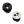 Mini In Desk Data Media Keystone Grommet | 3x Keystone Media Slots Black