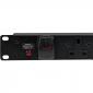 PDU UK 13Amp Sockets - Surge Protection PDU 1U Horizontal