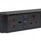 Under Desk Power Sockets - With Resettable Thermal Fuses Under Desk Power Sockets - With Resettable Thermal Fuses