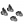 Set of 4 Swiveling Wheels to suit Server Rack & Data Cabinet