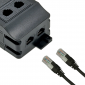 Under Desk Power & Cat6 Data Units - Individually Fused