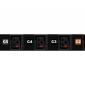 Locking IEC PDU C19 Sockets - Horizontal 3 Phase Blade Server PDU