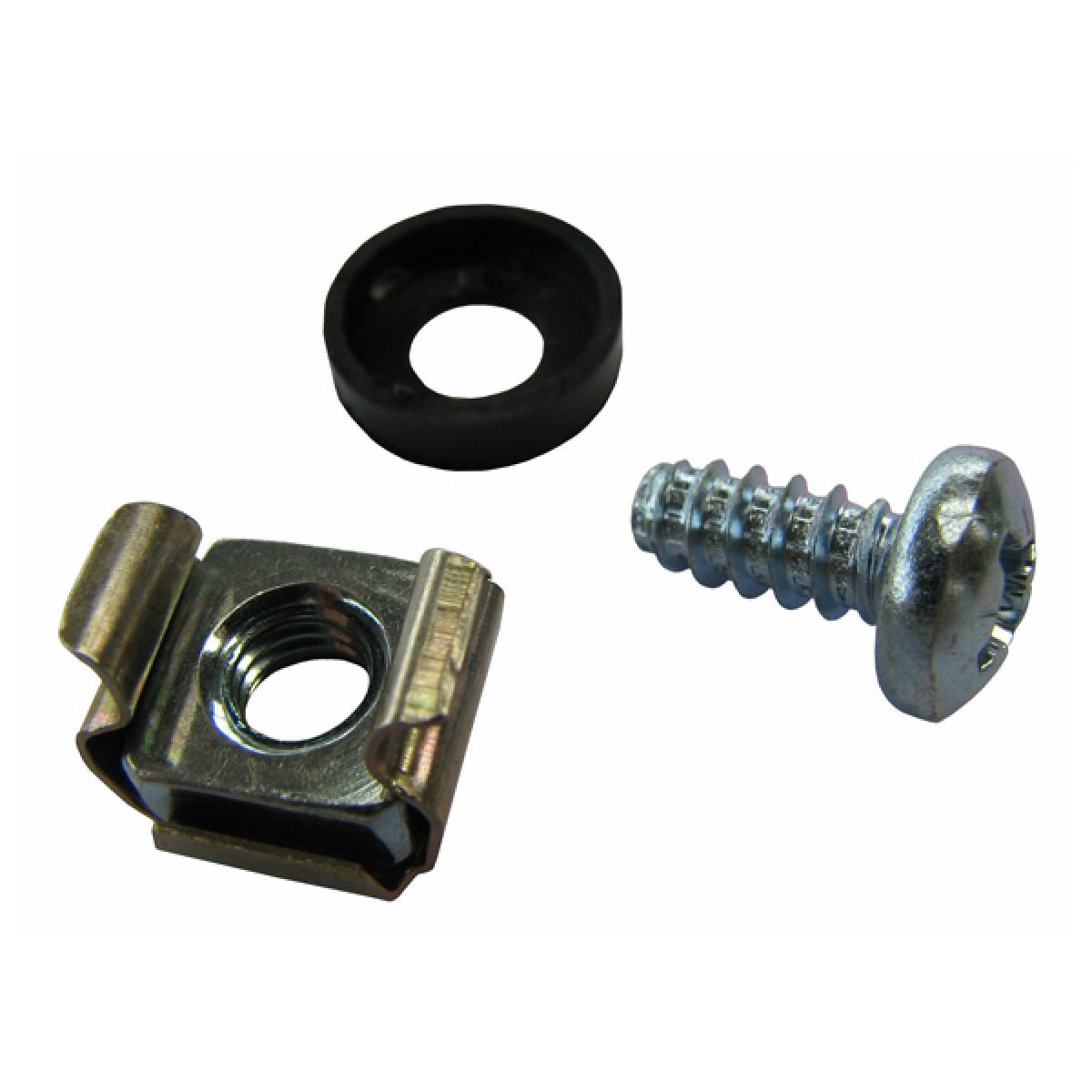 M6 Cage Nuts Box Of 50 With Nuts & Washers DCDI