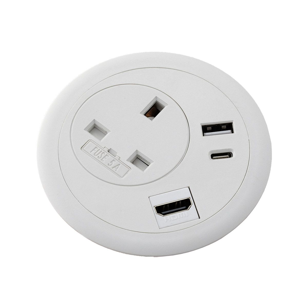 Desk Power Grommet with USB Data Comms Direct DCDI