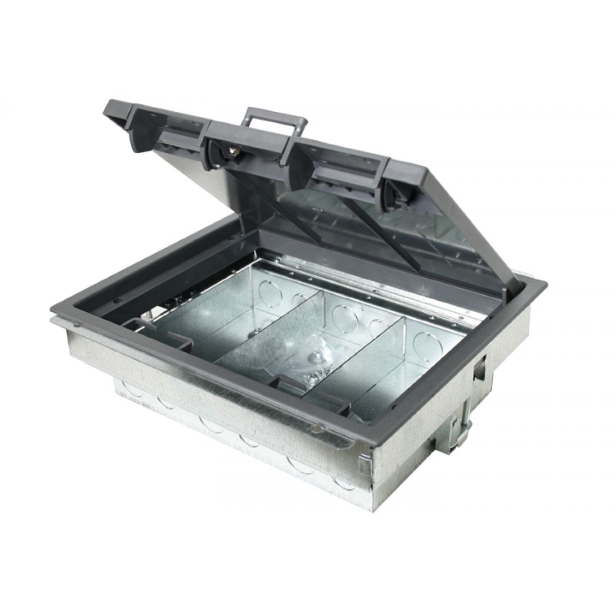 Floor Socket Box 3 Compartment DCDI