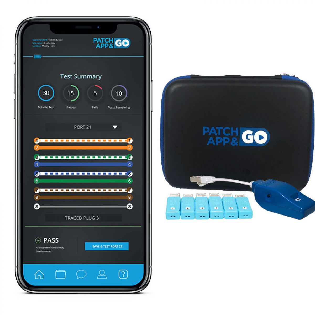 SmartPhone Network Cable Tester & APP For Android & iPhone DCDI