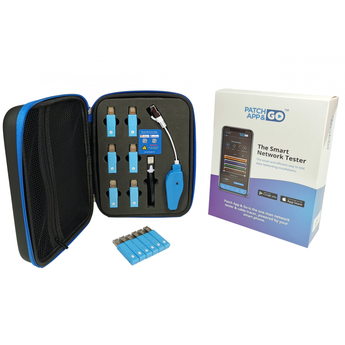 Smarthphone Network Cable Testing APP & Test/Trace Remotes DCDI