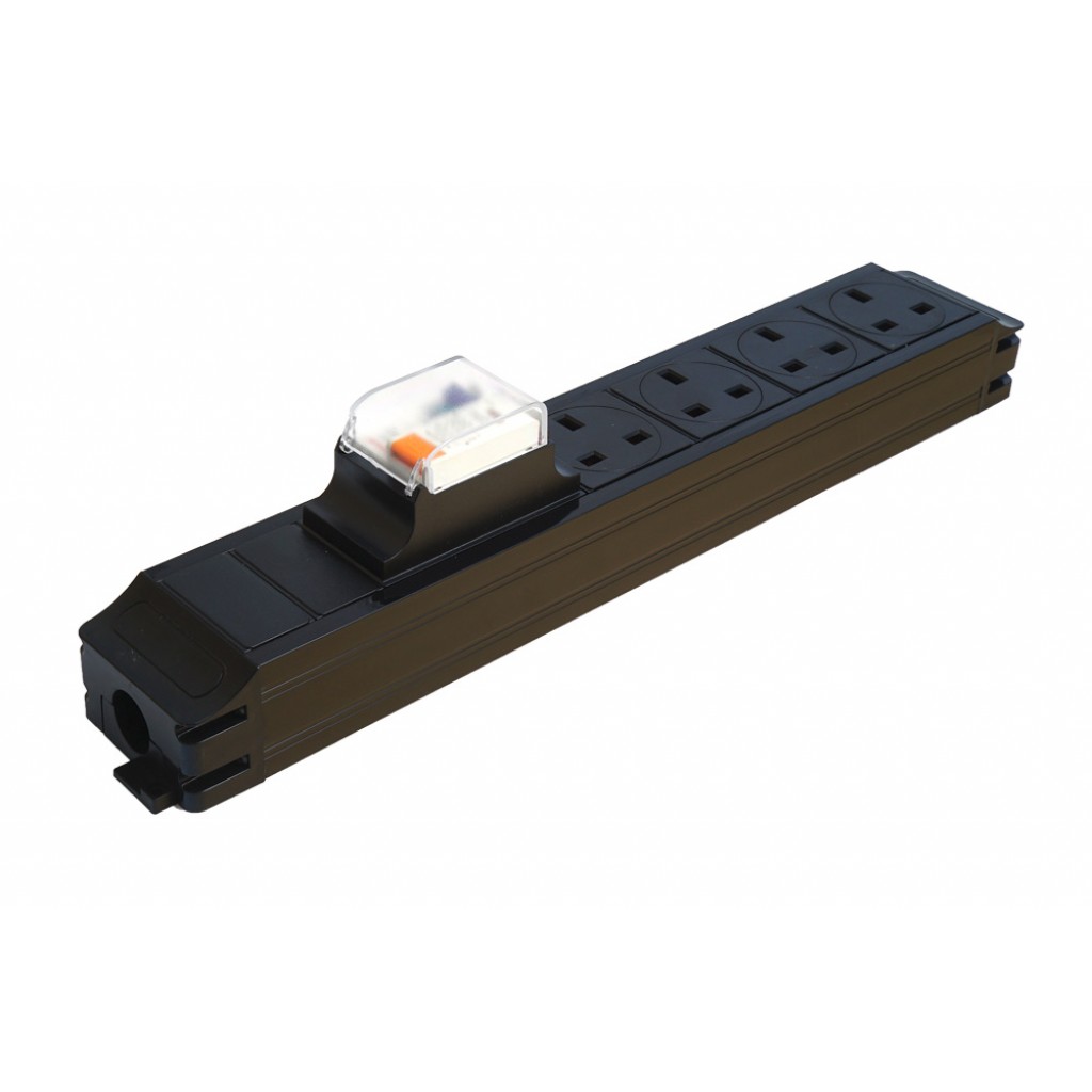 Under Desk In-Line RCBO Power Module With Terminal Block | DCDI