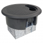 169mm Power Floor Grommet | 2x 13A UK 2x LJ6C Data Cut Outs