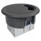 169mm Power Floor Grommet | 2x 13A UK 2x LJ6C Data Cut Outs 169mm Power Floor Grommet | 2x 13A UK 2x LJ6C Data Cut Outs