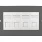 Single and Double Gang Euro DDA Faceplates for RJ45 Data Modules