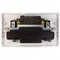 Two Gang Switch UK Socket Outlet With USB Charger