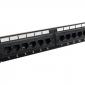 1U 10" Cat6 Patch Panel for Small Office / Home Office SOHO Cabinets