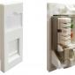 Cat6 FTP RJ45 Euro Module