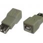 USB Adaptor A Type Female to B Type Female