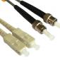 ST-SC Multimode Duplex Fibre Patch Lead