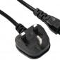 UK Plug to IEC C5 Clover Power Cable 5 Amp Fused
