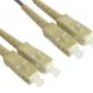 SC-SC Multimode Duplex Fibre Patch Lead
