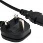 UK 13A Plug to IEC C13 Socket 0.5m Power Cable | 5A Fused Bl UK 13A Plug to IEC C13 Socket 0.5m Power Cable | 5A Fused Bl