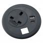 Desk Power Grommet with USB-A + USB-C Charger & Optional RJ45, HDMI, Cat6 Socket Desk Power Grommet with USB-A + USB-C Charger & Optional RJ45, HDMI, Cat6 Socket