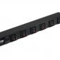 Locking IEC PDU C19 Sockets - 1U Rack Mount