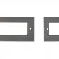 Single and Double Gang Euro DDA Faceplates for RJ45 Data Modules