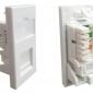 Cat6 RJ45 UnShielded UTP Standard Low Profile Euro Module