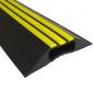 Hazard Black/Yellow Safety Cable Cover - Cut to length 1m Hazard Black/Yellow Safety Cable Cover - Cut to length 1m